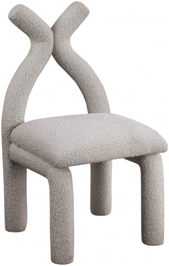 Meridian Furniture Xena Taupe Upholstered Dining Accent Chair-0