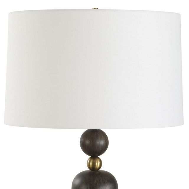Uttermost® McQuinn Dark Walnut Table Lamp-3