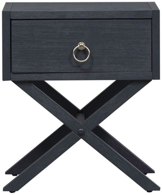 Liberty Furniture East End Wirebrushed Denim Accent Table-2
