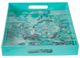 A & B Home 2-Piece Green Decorative Tray Set-3