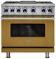 Viking® 7 Series 36" Golden Hour Pro Style Dual Fuel Range with Griddle-0