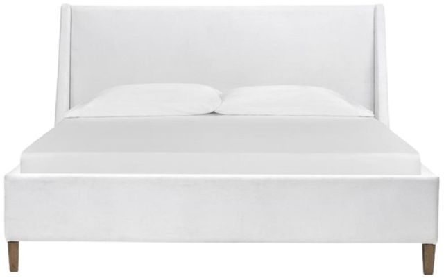 Magnussen Home® Lindon Sauve Blanco Upholstered Queen Island Bed-1