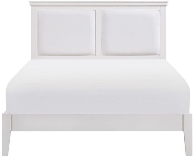 Homelegance® Seabright White Eastern King Panel Bed-1