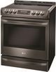 LG 30" Black Stainless Steel Electric Slide In Range-4