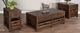 American Wholesale Furniture Homestead Brown Coffee Table-1