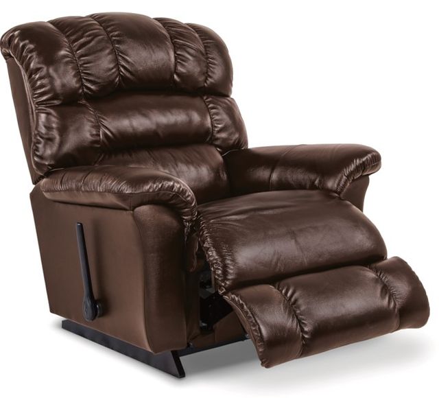 La-Z-Boy® Randell Harvest Leather Manual Rocking Recliner-2