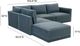 TOV Furniture Willow 5-Piece Blue Left-Arm Facing Sectional-2