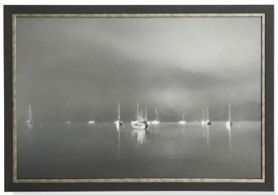 Stylecraft Black/Gray/White Wall Art-0