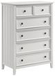 Homelegance® Donahue Off-White 6-Drawer Chest-0
