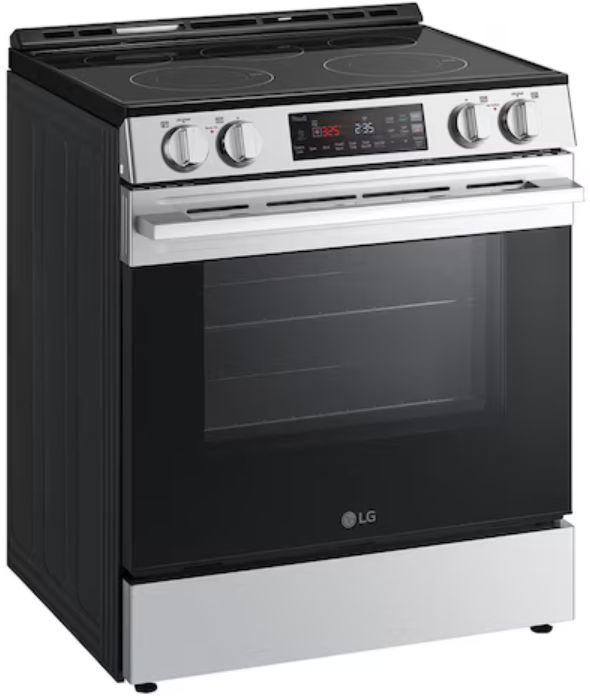 LG 30" Stainless Steel Smart Slide-In Electric Range-2