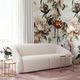 TOV Furniture Yara Pleated Beige Velvet Sofa-4