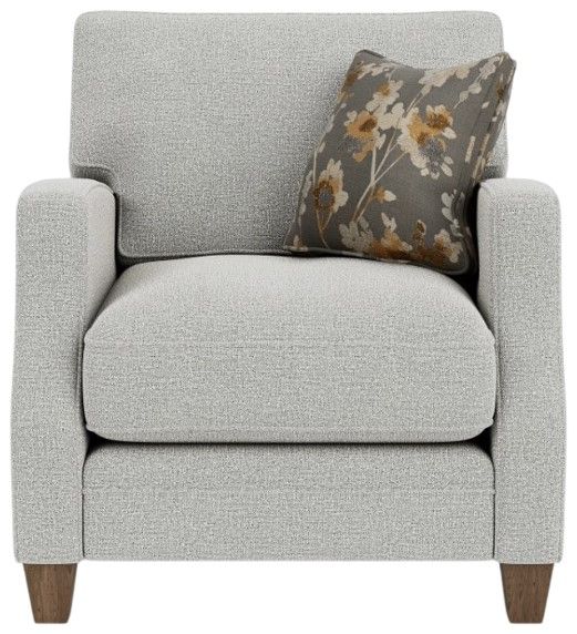 Flexsteel® Lennox Silver Glacier Chair-1