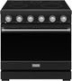 Thor Kitchen® Gordon Ramsay 36" Black/Stainless Steel Freestanding Pro Style Electric Range-0