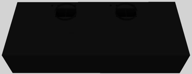 Vent-A-Hood® 60" Black Wall Mounted Range Hood-2