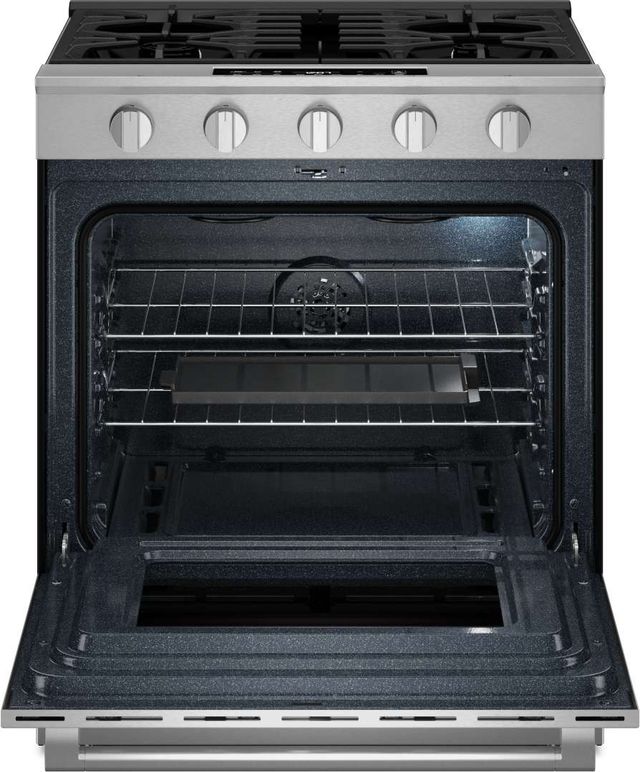 Maytag® 30" Fingerprint Resistant Stainless Steel Slide-In Gas Range with Grill Mode-1