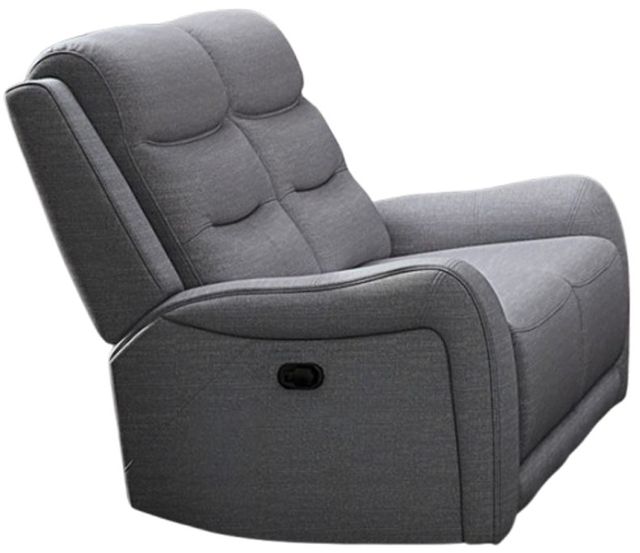 Furniture of America® Matthias Gray Manual Reclining Loveseat-0