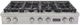 Kucht Professional KFX Series 48" Stainless Steel Propane Gas Range Top with Classic Silver Knobs-0