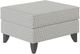 Fusion Furniture Limelight Mineral Style Metal Accent Ottoman-0