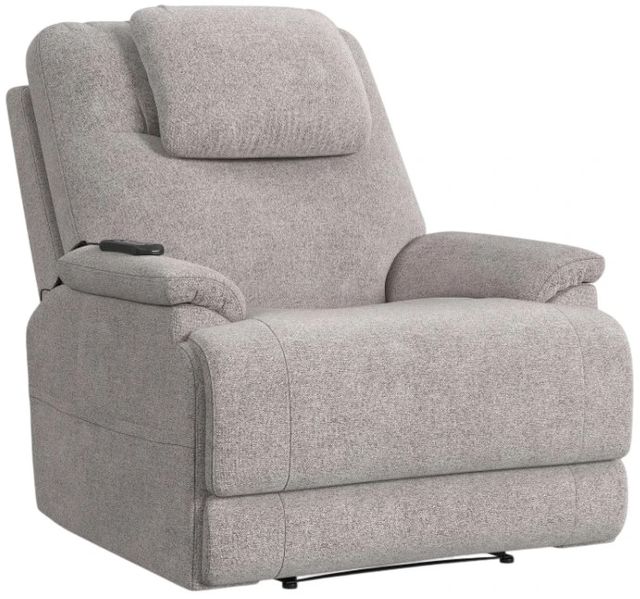 Flexsteel® Zecliner Model 2 Petite Dove Power Sleep Recliner with Power Headrest and Lumbar-0