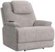 Flexsteel® Zecliner Model 2 Petite Dove Power Sleep Recliner with Power Headrest and Lumbar-0