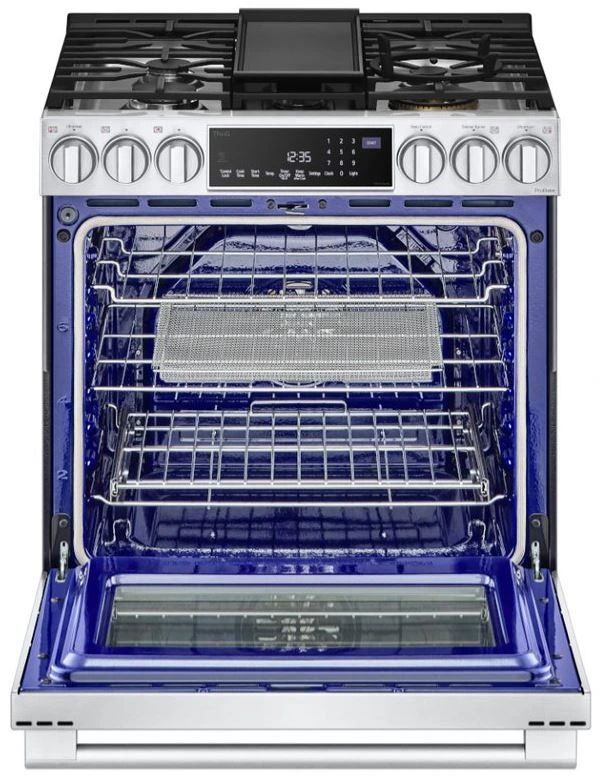 LG Studio 30" Stainless Steel Slide In Natural Gas Range -2