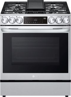 LG 30" PrintProof™ Stainless Steel Slide-In Gas Range