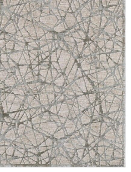 KAS Rugs Peyton Beige Abstract 5'x8' Area Rug-0