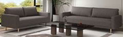 Furniture of America® Elverum 2-Piece Charcoal Gray Living Room Seating Set