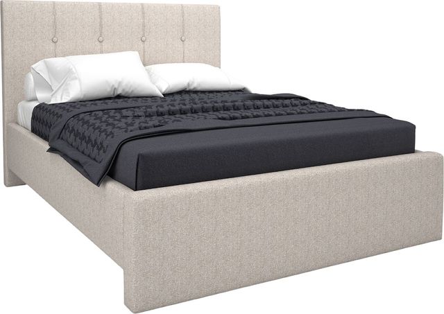 Beaudoin Customizable Lyon Full Upholstered Platform Bed with Absolute Footboard-0