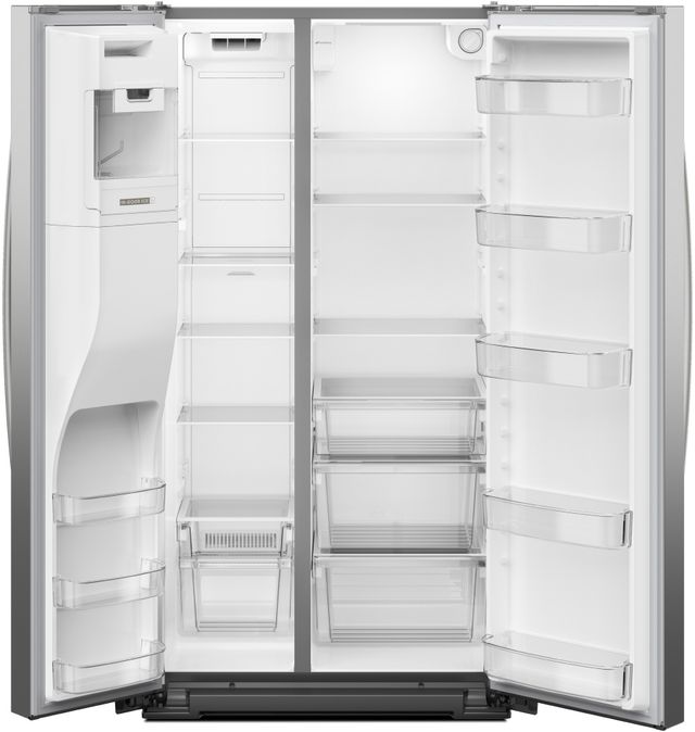 Whirlpool® 36 in. 20.9 Cu. Ft. Fingerprint Resistant Stainless Steel Counter Depth Side-by-Side Refrigerator with TruCool™ System-1