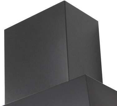 Faber Black Stainless Chimney Kit-0