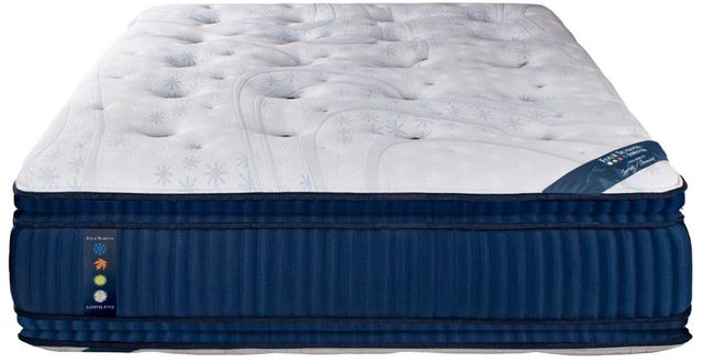 Spring Air® Four Seasons Whistler 16" Wrapped Coil Plush Pillow Top Queen Mattress-2
