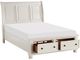 Homelegance® Laurelin White Eastern King Storage Sleigh Platform Bed-3