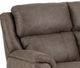HomeStretch Milan Espresso Manual Reclining Loveseat-1