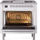 Ilve® Nostalgie II Series 36" Custom RAL Color Pro Style Dual Fuel Range-2