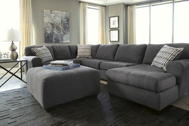 Benchcraft® Ambee Slate Oversized Accent Ottoman-3