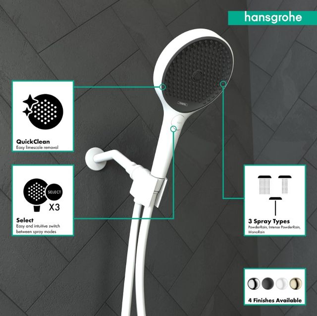 Hansgrohe Rainfinity Matte White Handshower-2