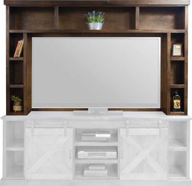 Legends Home Farmhouse Barnwood 85" Hutch-1