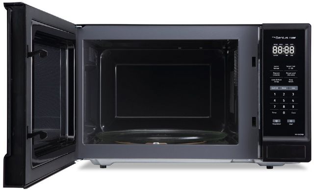 Panasonic® Genius® 1.3 Cu. Ft. Black Countertop Microwave-2
