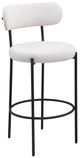 Coaster® Viola 2-Piece BlackCream Upholstered Bar Stool Set-4