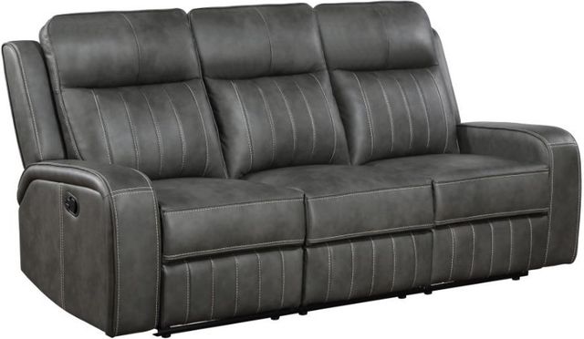 Coaster® Raelynn 3-Piece Gray Manual Reclining Seating Set-1