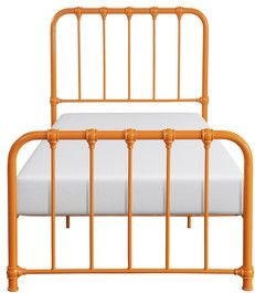 Mazin Furniture Bethany Orange Twin Youth Bed-0