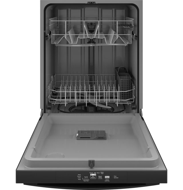 GE® 24" Black Built-In Top Control Dishwasher with Sanitize Cycle and Dry Boost-2