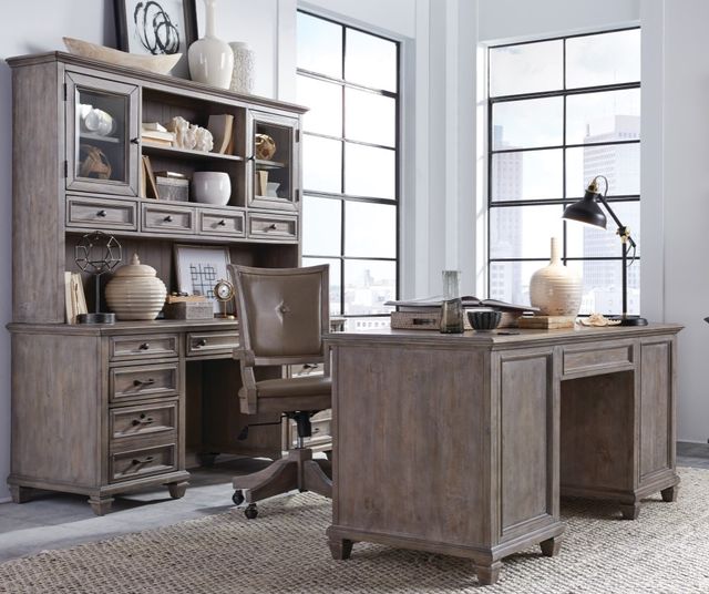 Magnussen Home® Lancaster Dovetail Gray Credenza-1