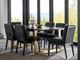 Canadel Customizable Modern Pecan Washed Rectangular Metal Base Dining Table-1
