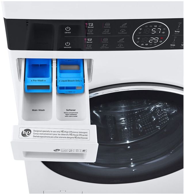 LG WashTower™ White Electric Laundry Center, 4.5 Cu. Ft. Washer, 7.4 Cu. Ft. Dryer-4