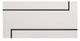 Furniture of America® Izar White Sofa Table with Gun Metal Base -2