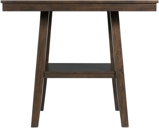 Elements International Laredo 5-Piece Walnut/Chocolate Counter Height Dining Set-1