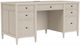 Riverside Furniture Maren White Sand Executive Desk-0