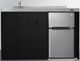 Summit® 54" Black and Stainless Steel All-In-One Kitchenette-0